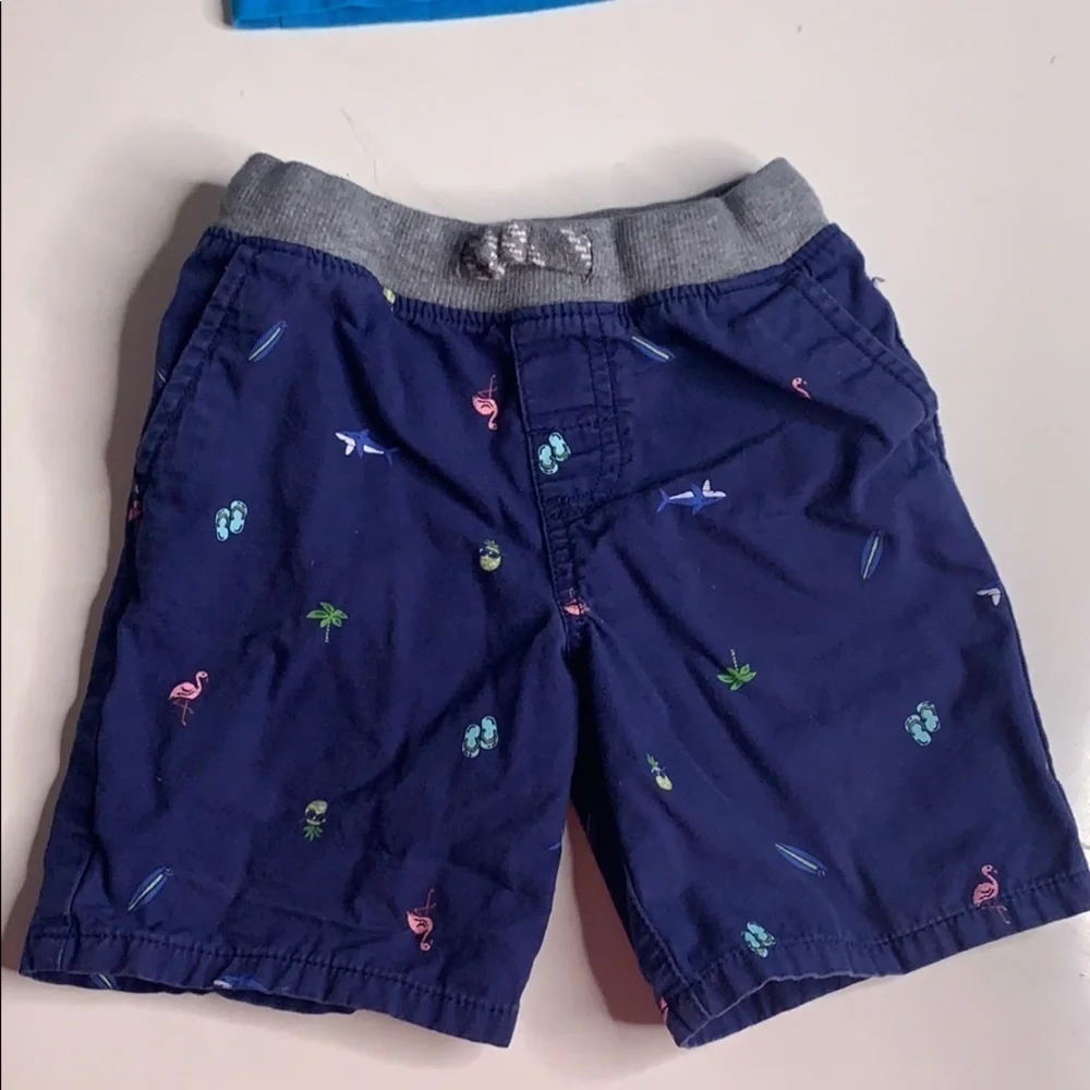 Nautica beach vacation toddler boy 3T casual kids shorts & T-shirt bundle set